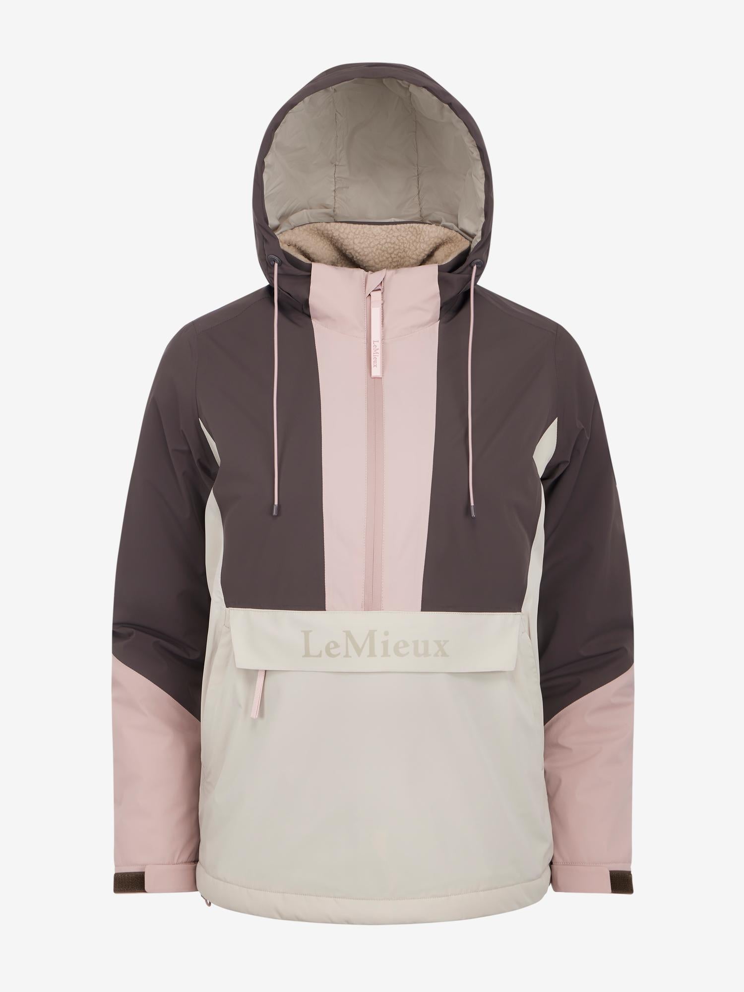 LeMieux Phoebe Half Zip Waterproof Anorak Wild Rose