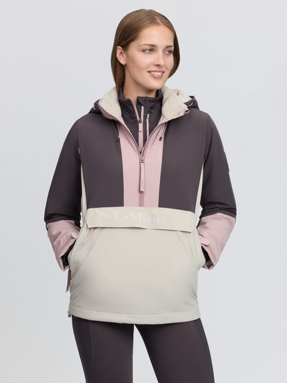 LeMieux Phoebe Half Zip Waterproof Anorak Wild Rose
