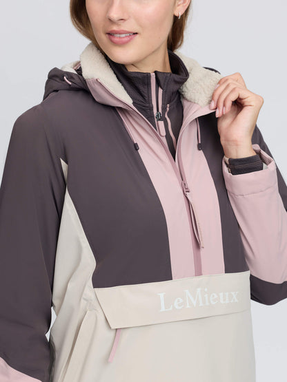 LeMieux Phoebe Half Zip Waterproof Anorak Wild Rose