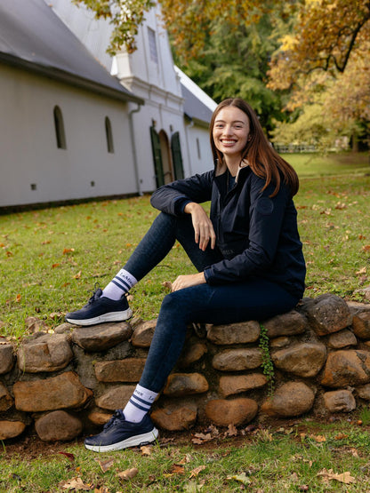 LeMieux Phoebe Half Zip Waterproof Anorak Navy