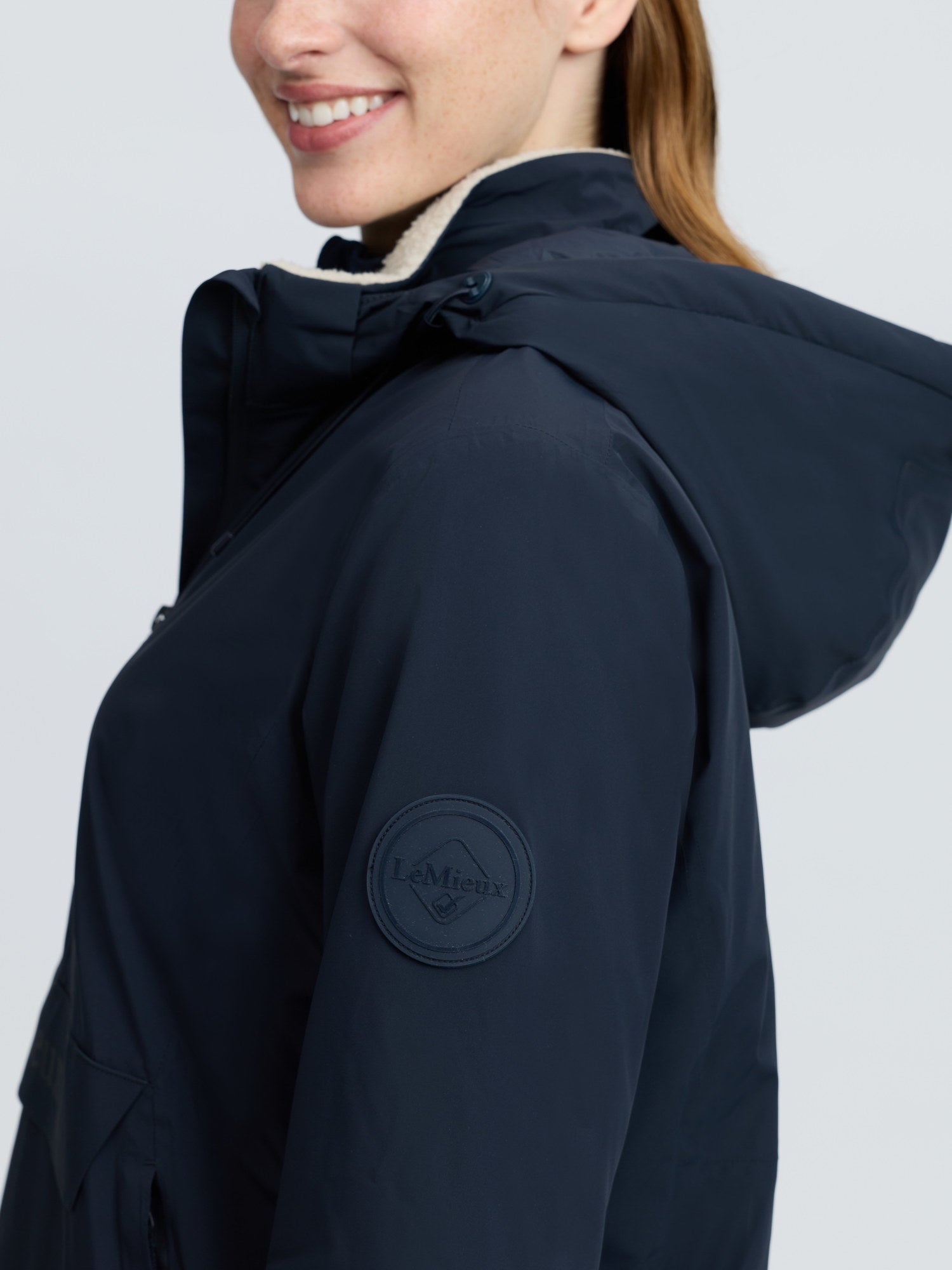 LeMieux Phoebe Half Zip Waterproof Anorak Navy