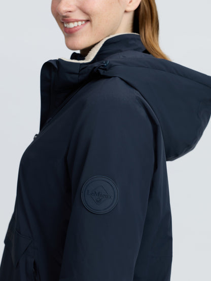 LeMieux Phoebe Half Zip Waterproof Anorak Navy