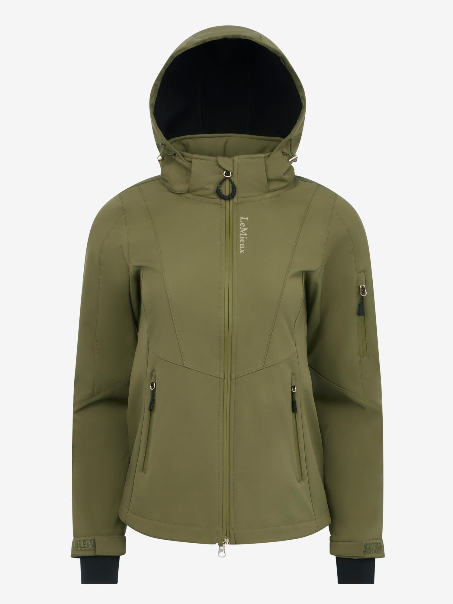 LeMieux Celine Softshell Jacket Willow Green - Women's Waterproof Equestrian Jacket