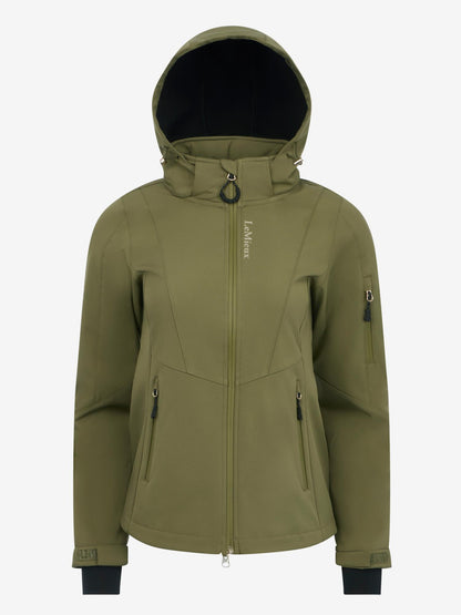 LeMieux Celine Softshell Jacket Willow Green - Women's Waterproof Equestrian Jacket