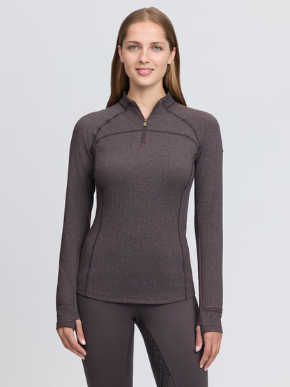 LeMieux Heritage Herringbone Base Layer Cocoa