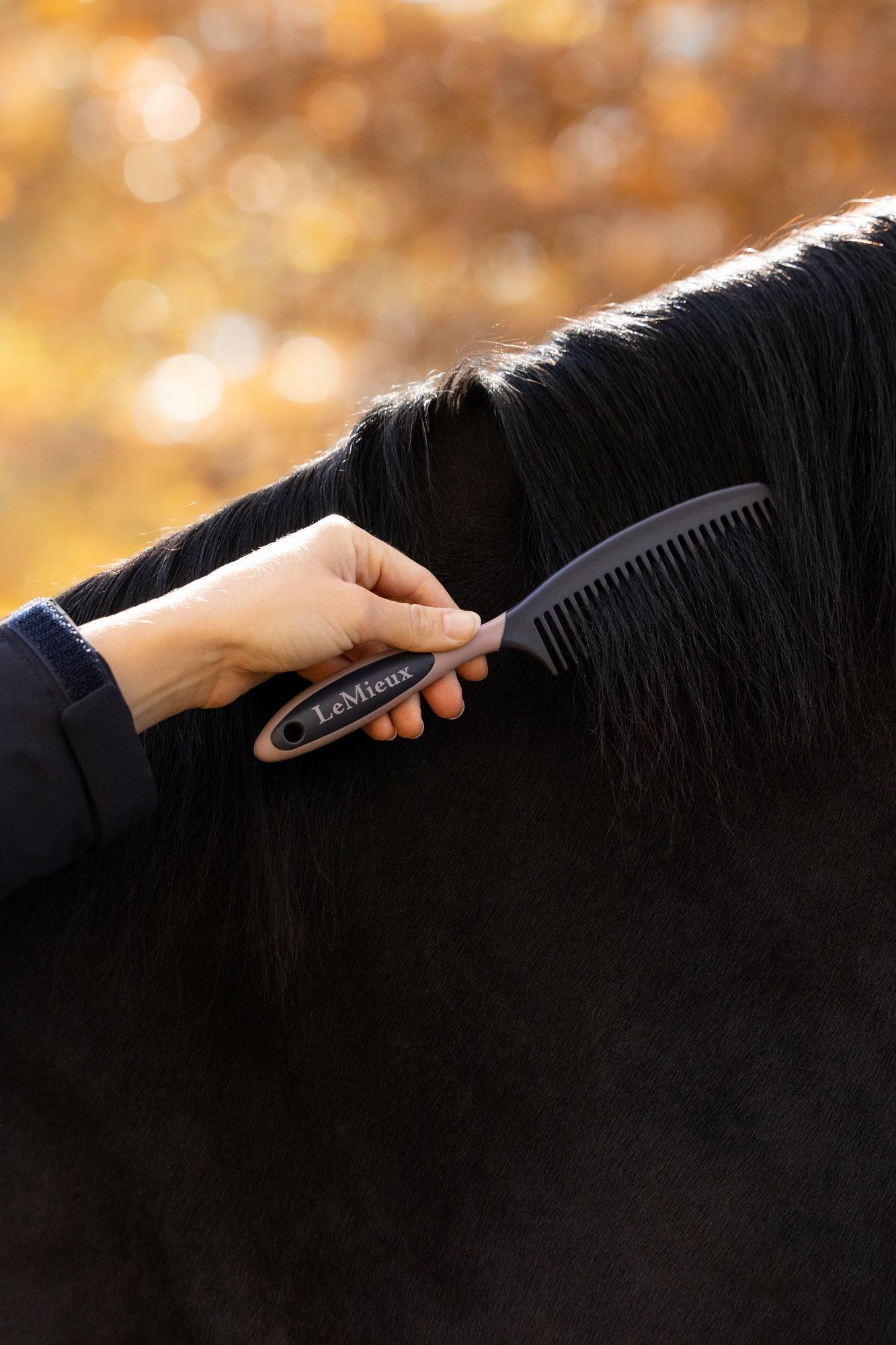 LeMieux Navy Mane Comb for Horse Grooming and Plaiting