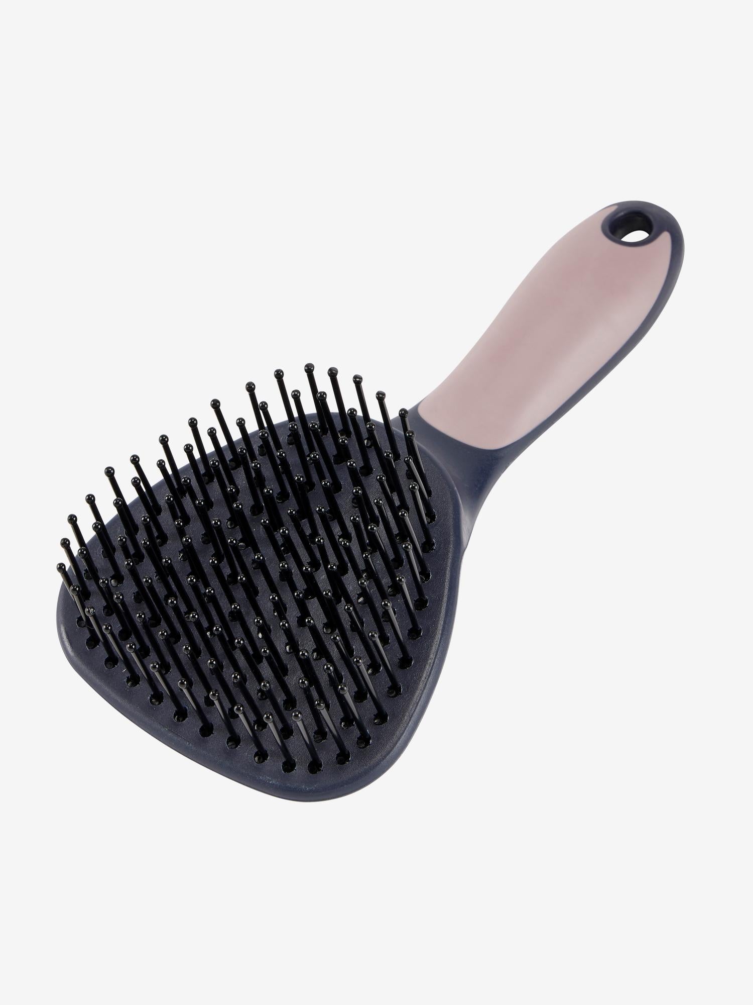 LeMieux Tail Brush Navy - Ergonomic grooming tool for detangling horse tails