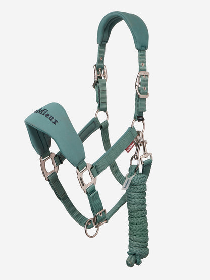 LeMieux Breakaway Vogue Headcollar & Leadrope Aloe