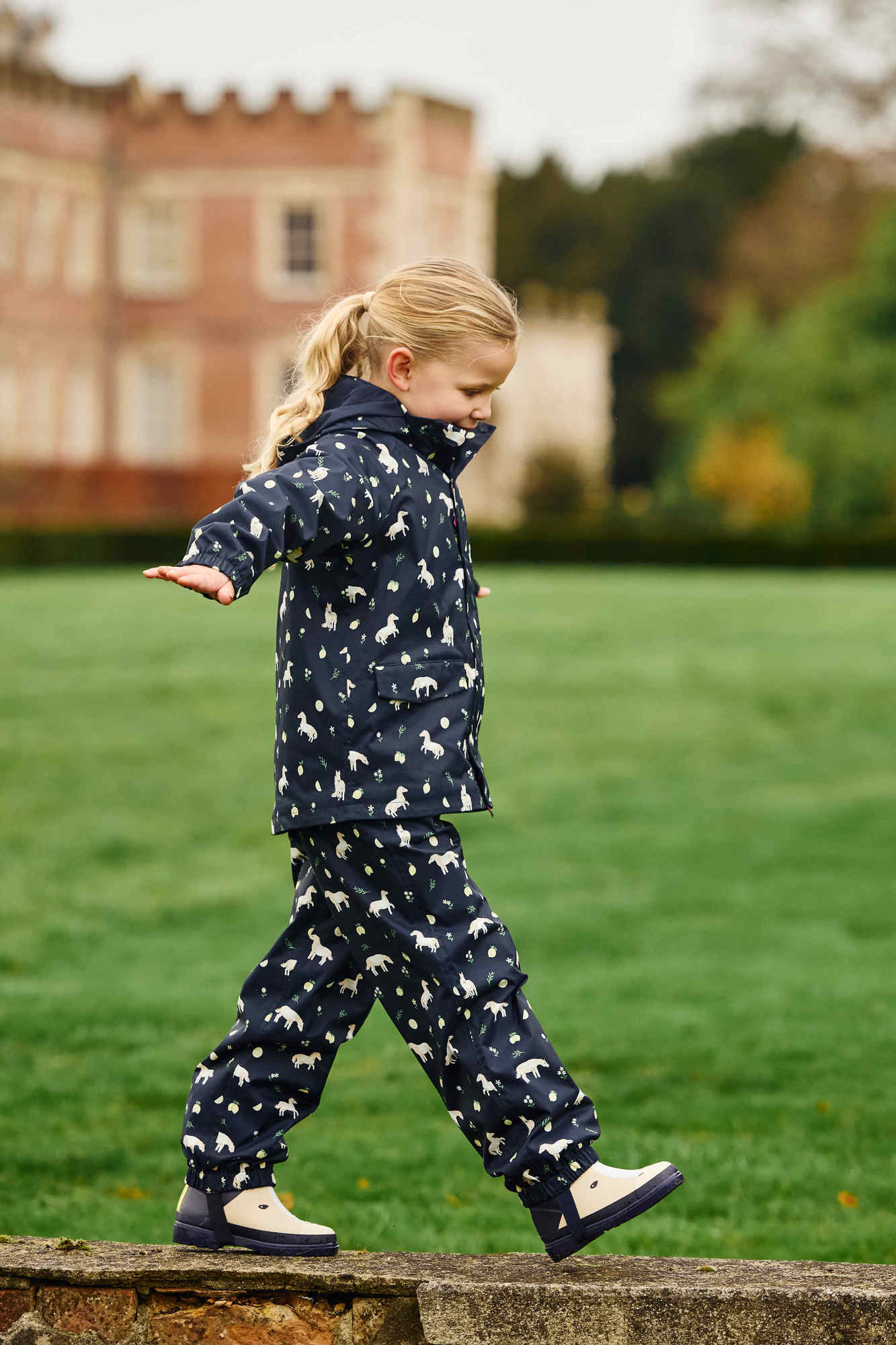 LeMieux Mini Pippin Splash Jacket Navy