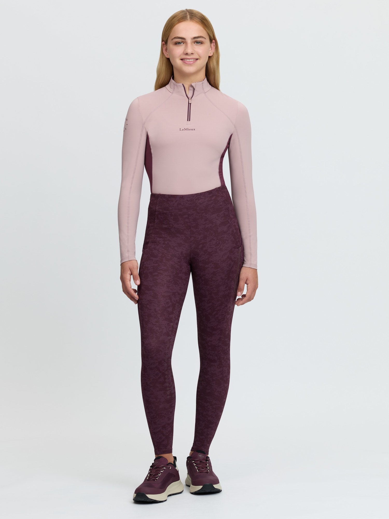 LeMieux Young Rider Orla Pull Ons Printed Bramble
