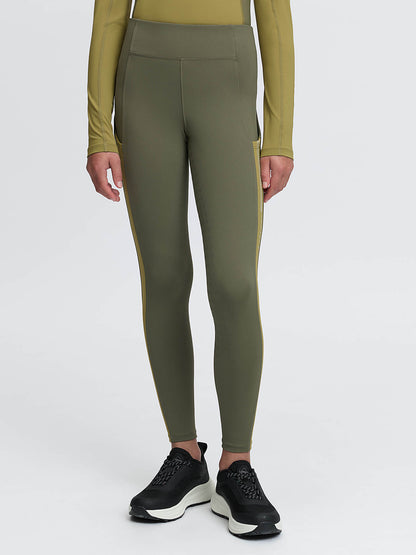 LeMieux Young Rider Willow Green Pull-On Riding Leggings with Phone Pocket