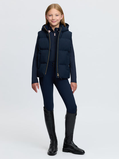 LeMieux Young Rider Joey Hooded Gilet Navy