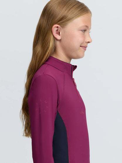 LeMieux Young Rider Classique Base Layer Blackberry