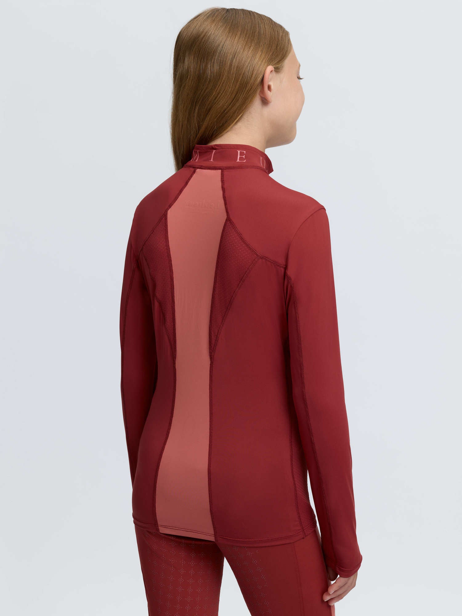 LeMieux Young Rider Mia Mesh Base Layer Russet