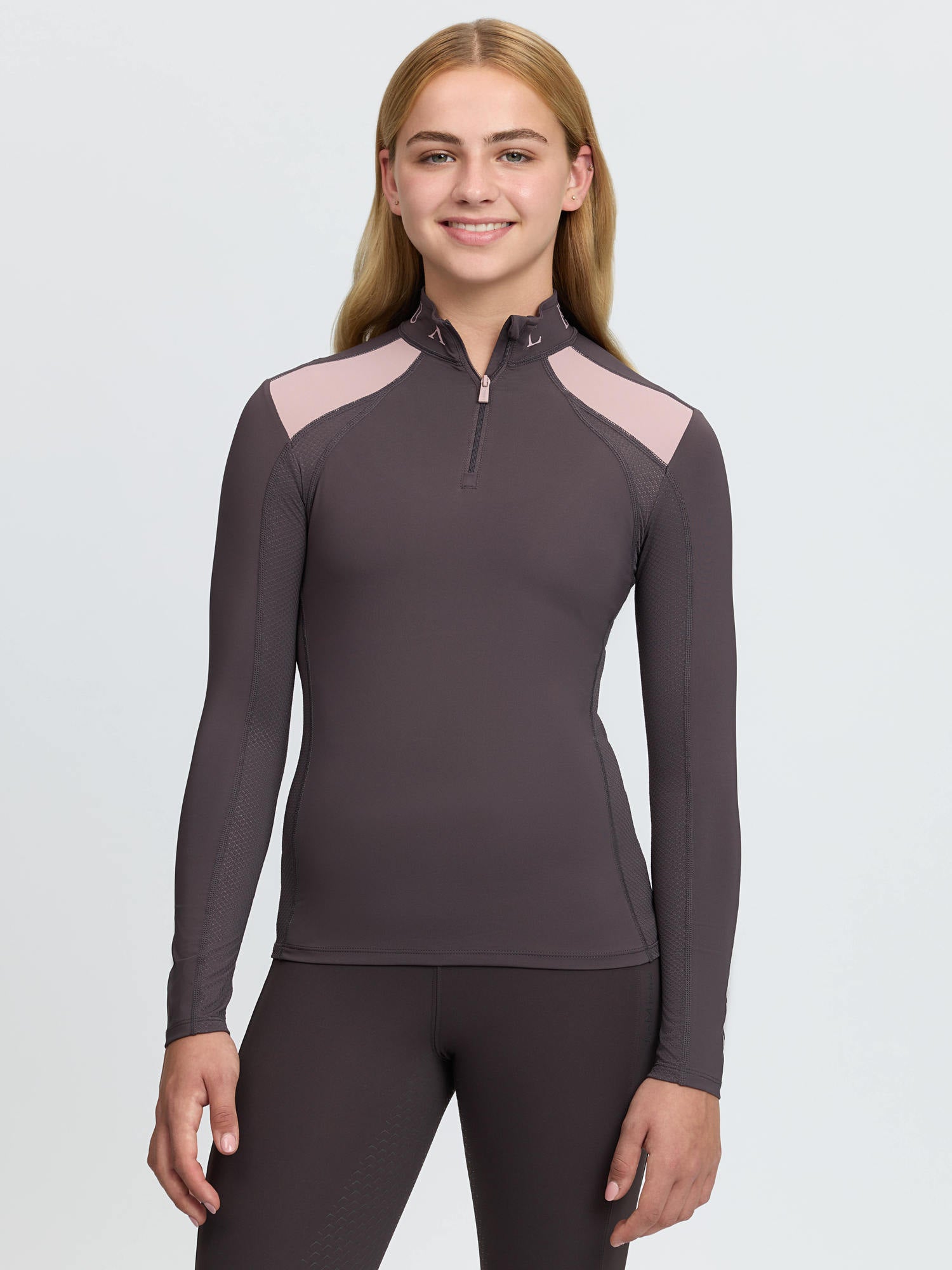 LeMieux Young Rider Mia Mesh Base Layer Cocoa