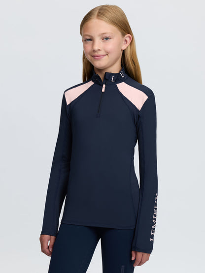 LeMieux Young Rider Mia Mesh Base Layer Navy