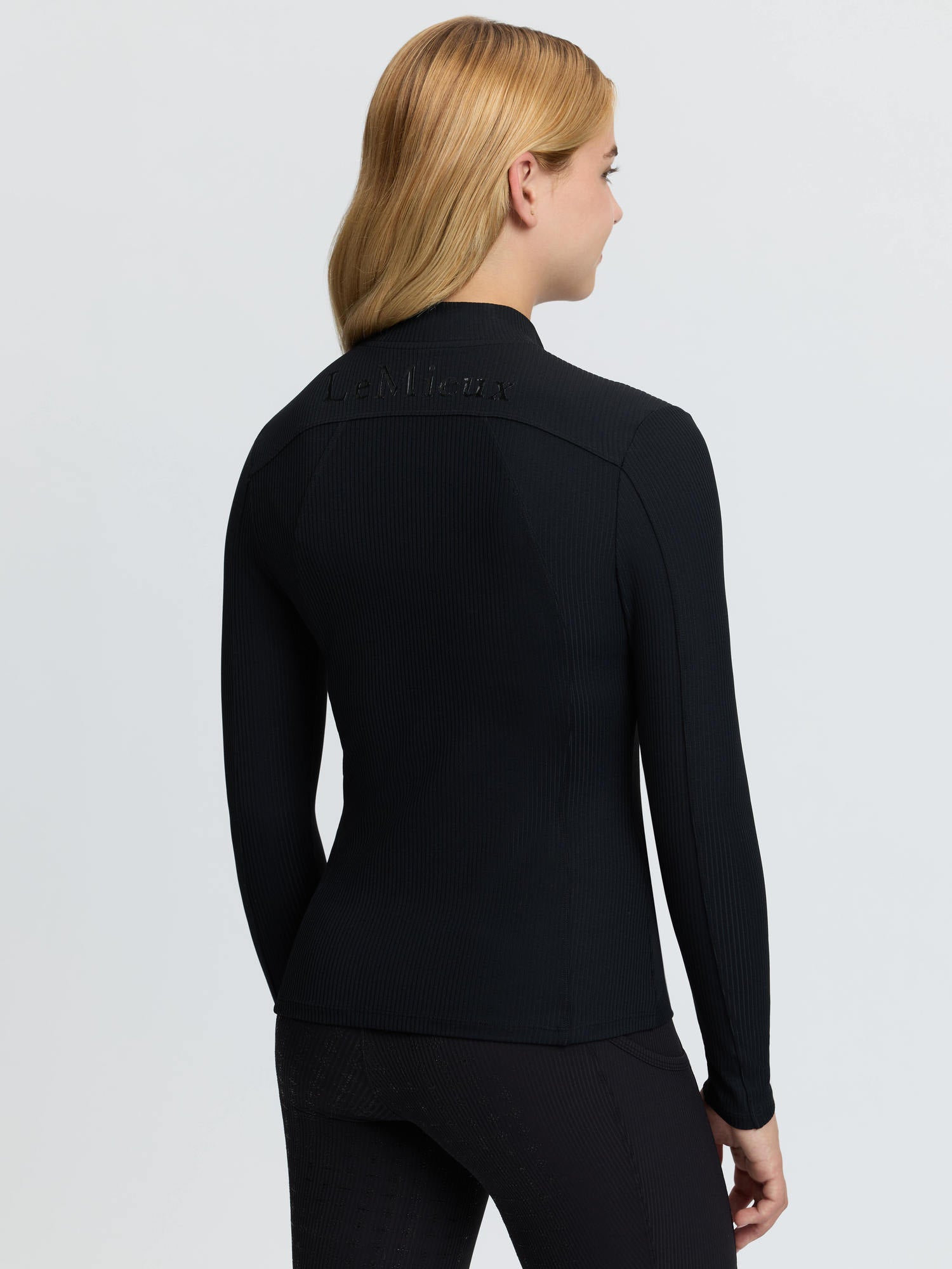 LeMieux Young Rider Raye Ribbed Base Layer Black