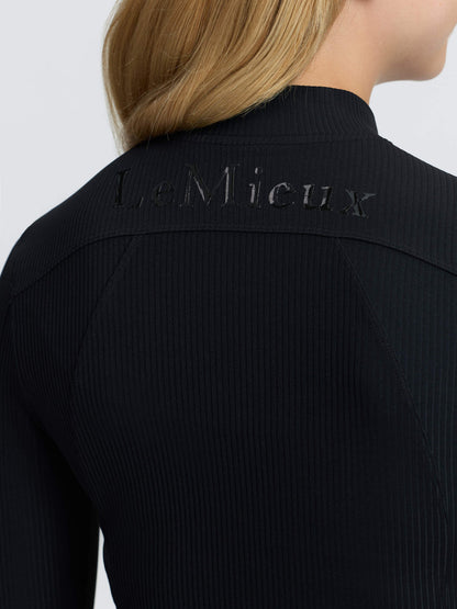 LeMieux Young Rider Raye Ribbed Base Layer Black