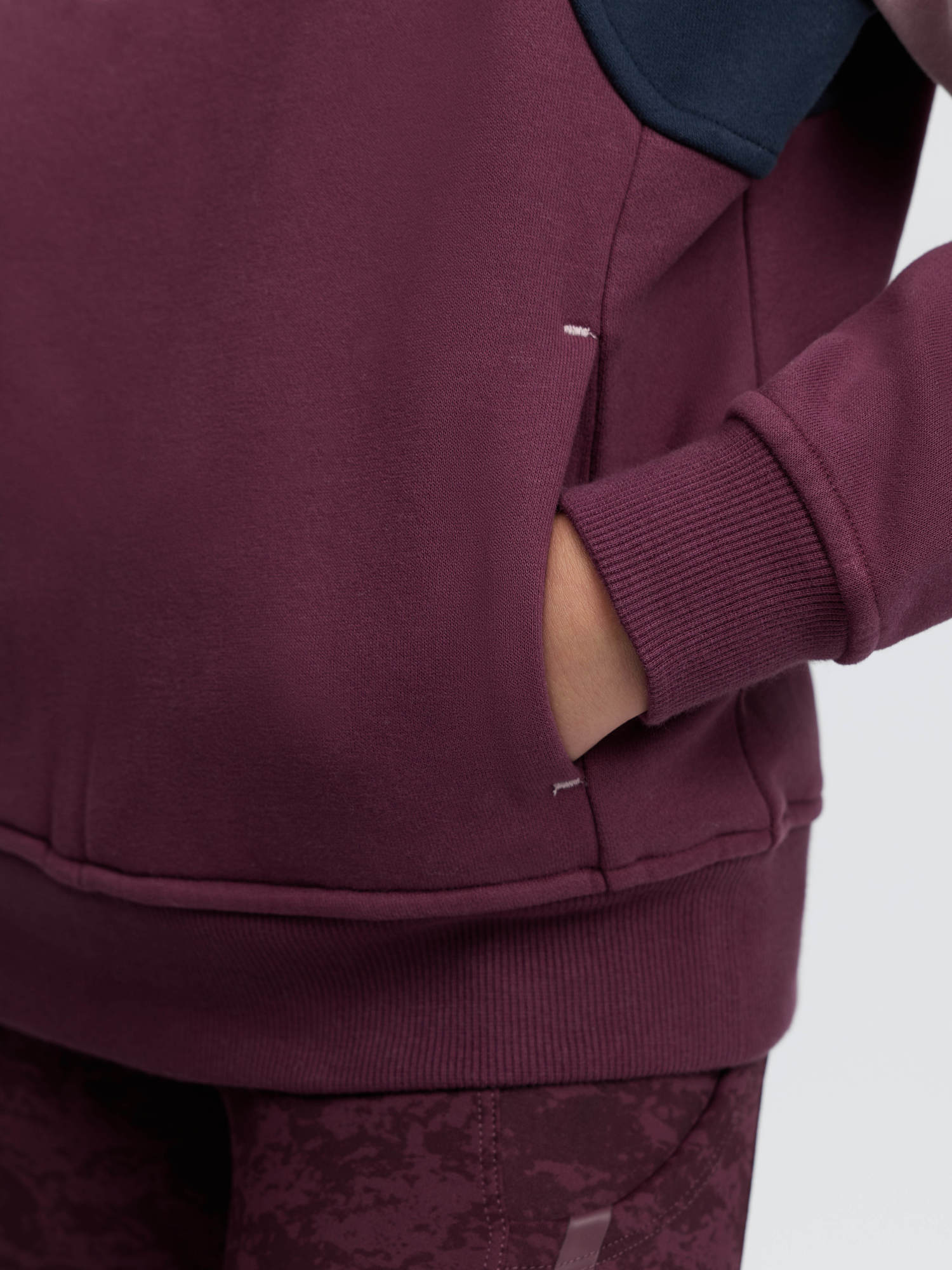 LeMieux Young Rider Viola Quarter Zip Sweat Bramble