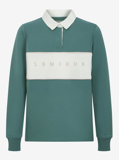 LeMieux Young Rider Riley Rugby Shirt Aloe