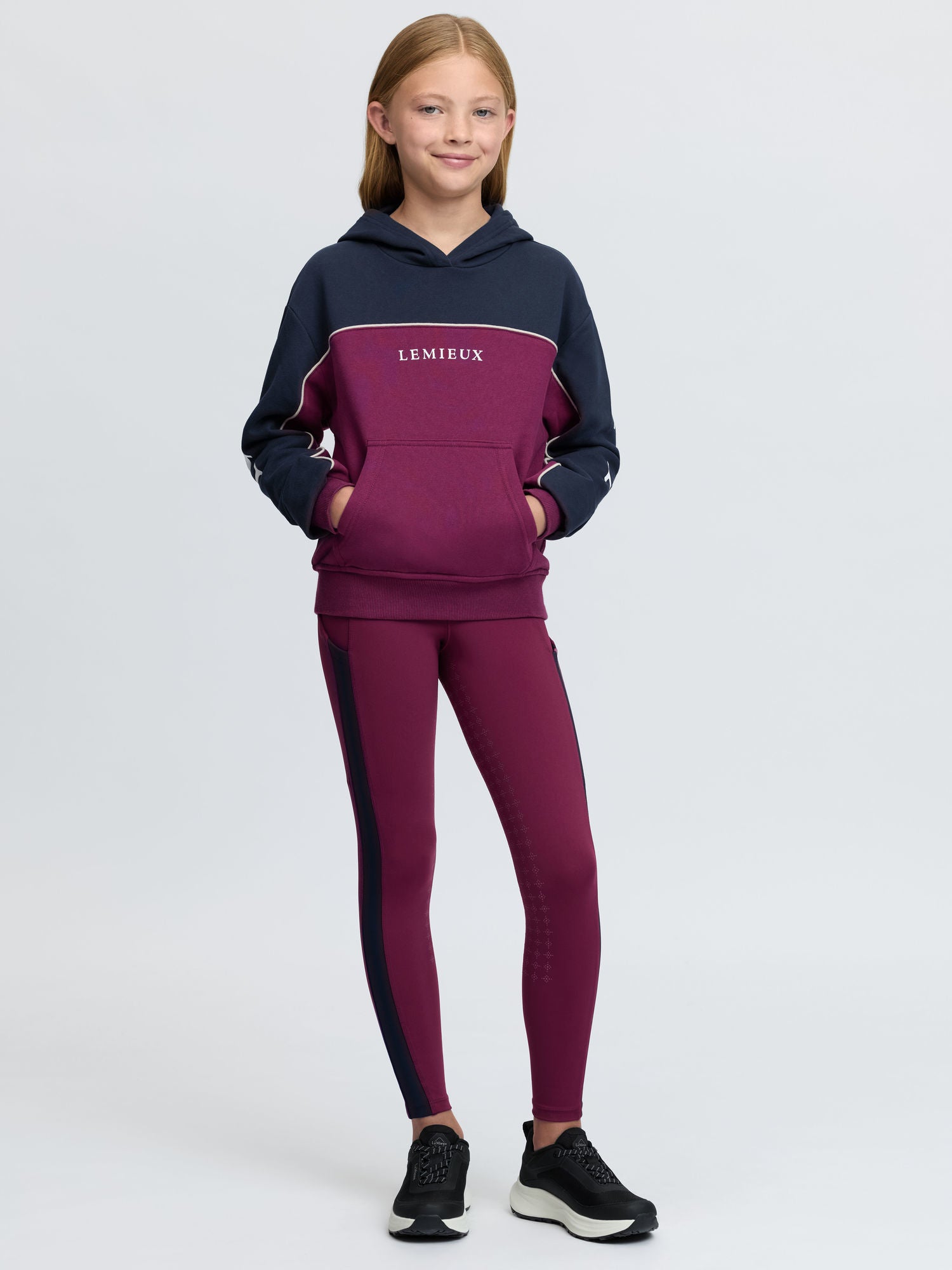 LeMieux Young Rider Sadie Hoodie Blackberry