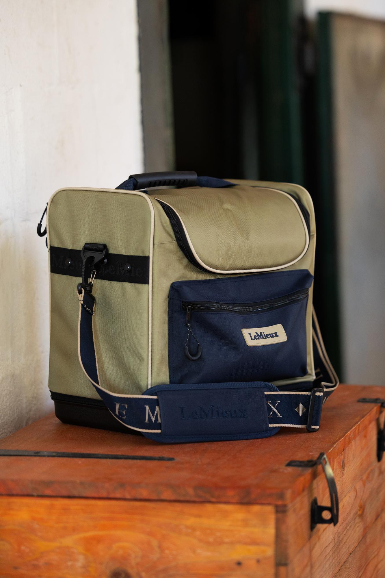LeMieux Elite Pro Grooming Bag in Gooseberry - organized storage for show and yard.