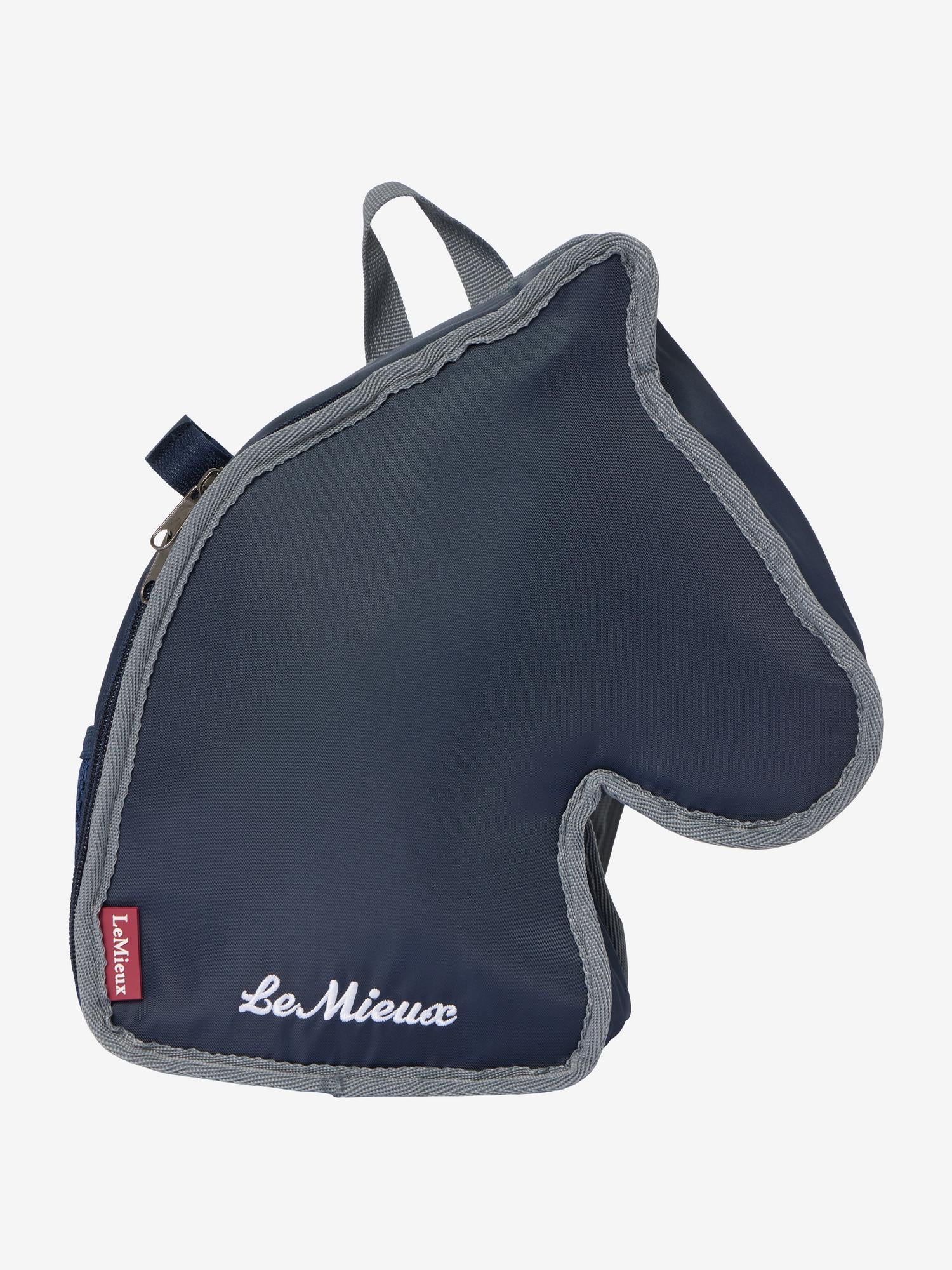 LeMieux Navy Mini Hobby Horse Backpack Carry Bag