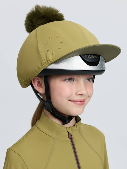 LeMieux Classique Pom Hat Silk Gooseberry