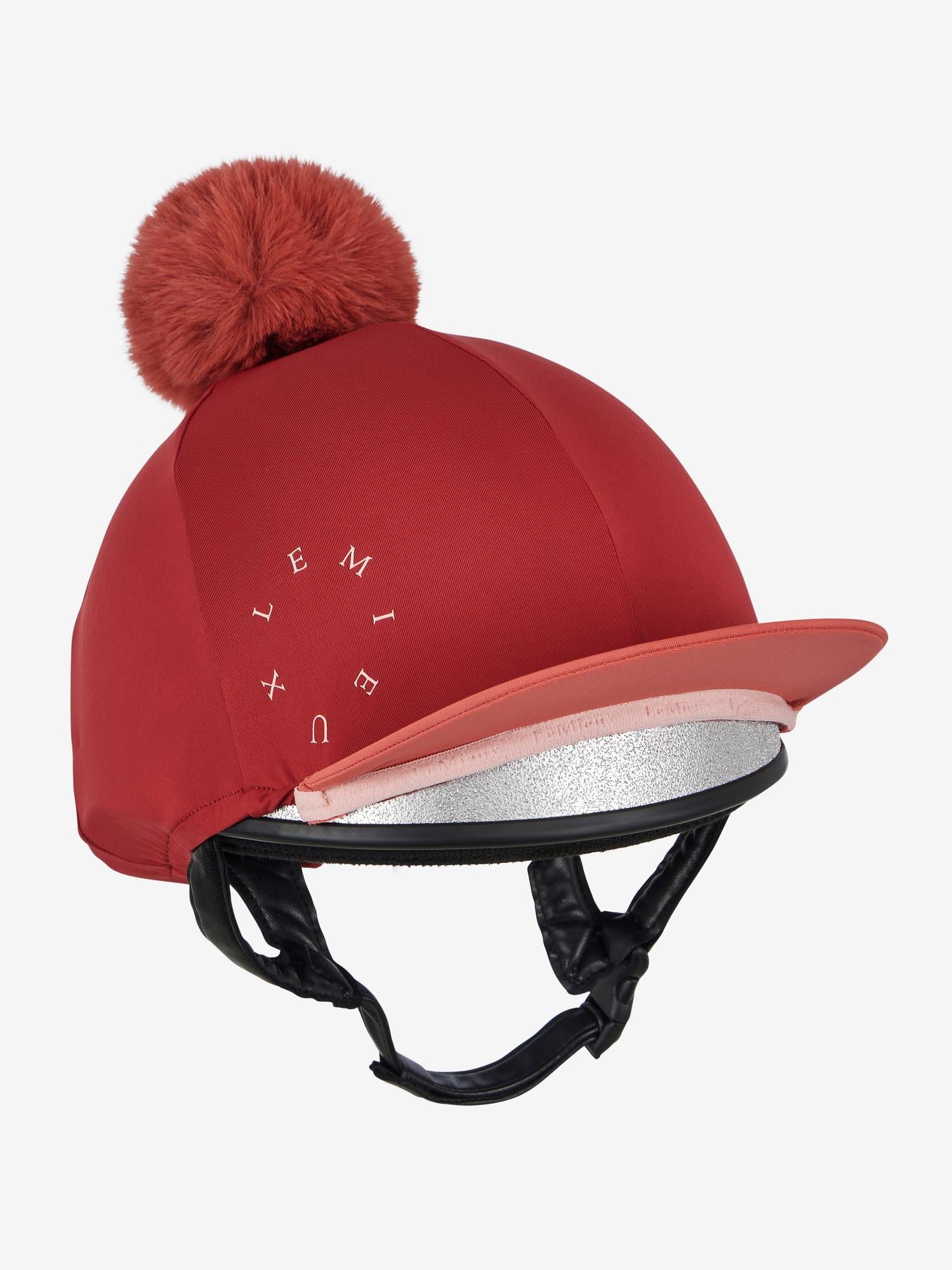 LeMieux Classique Pom Hat Silk Russet