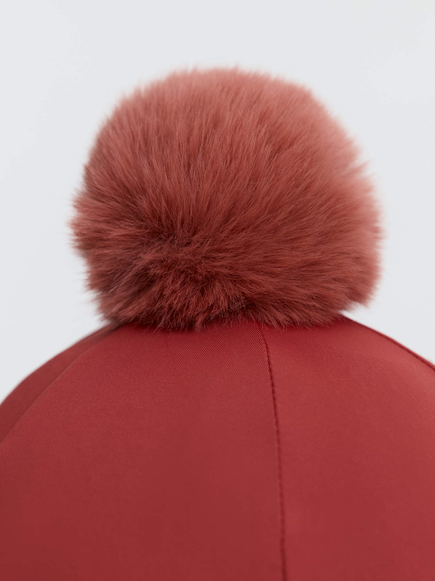 LeMieux Classique Pom Hat Silk Russet