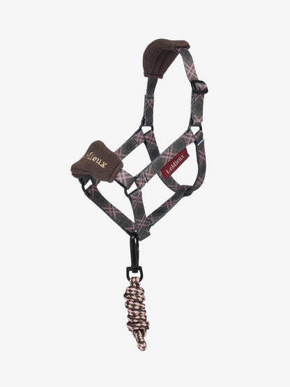 LeMieux Hobby Horse Heritage Vogue Headcollar and Leadrope in Cocoa - Equestrian Toy