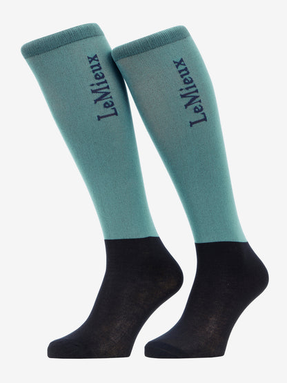 LeMieux Competition Socks 2 pack Aloe