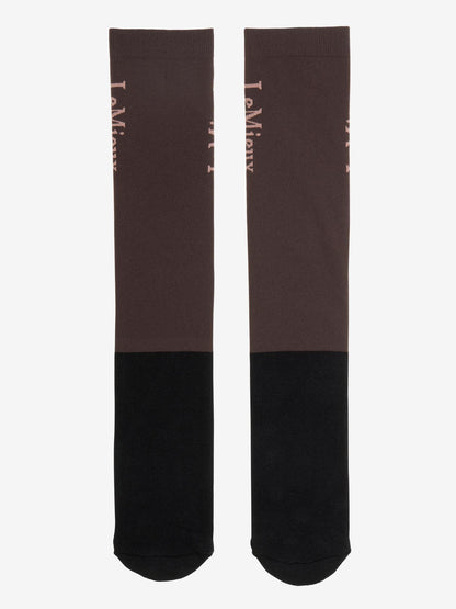LeMieux Competition Socks 2 pack Cocoa