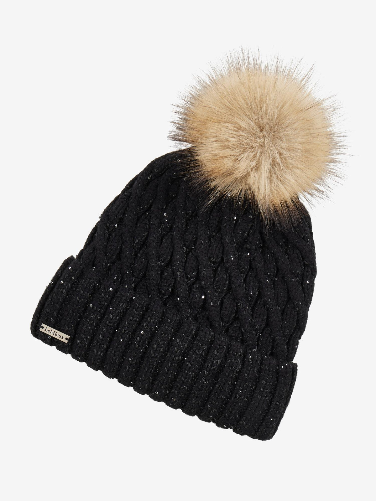 LeMieux Bernie Sequin Beanie Black