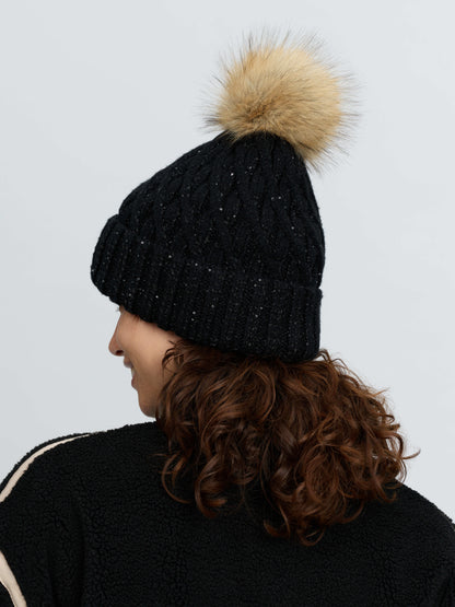 LeMieux Bernie Sequin Beanie Black