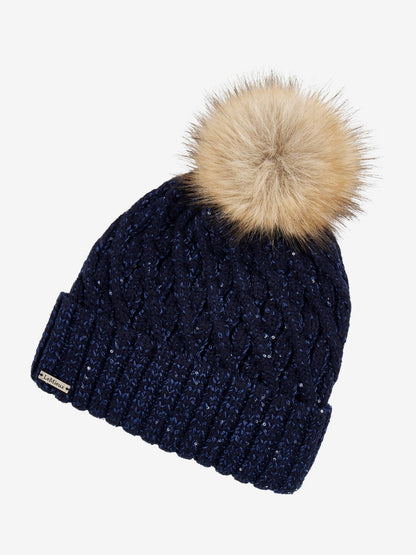 LeMieux Bernie Sequin Beanie Navy