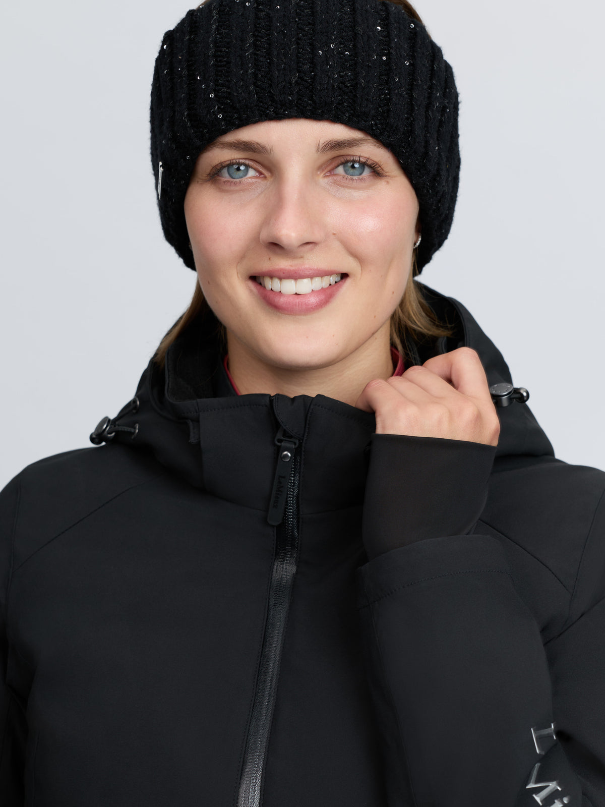 LeMieux Bernie Sequin Headband Black