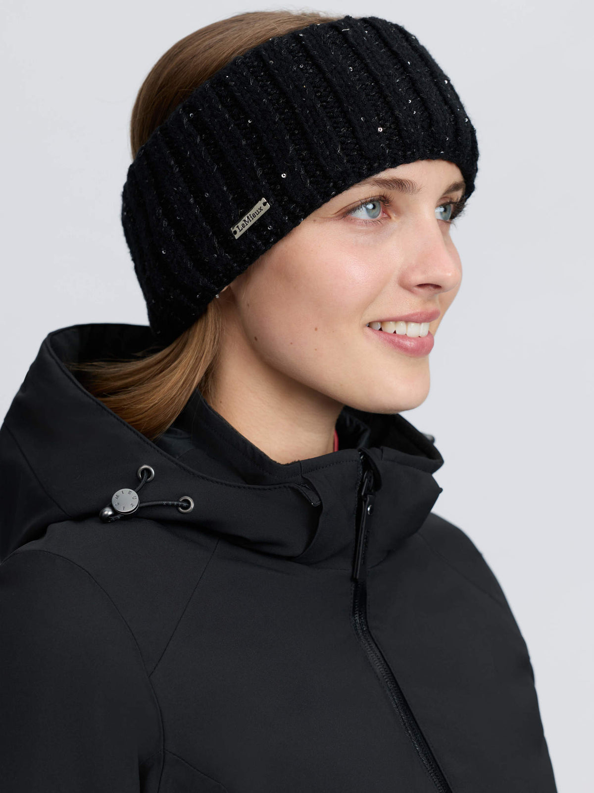 LeMieux Bernie Sequin Headband Black