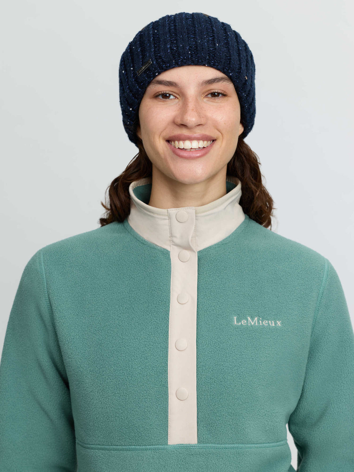 LeMieux Bernie Sequin Headband Navy