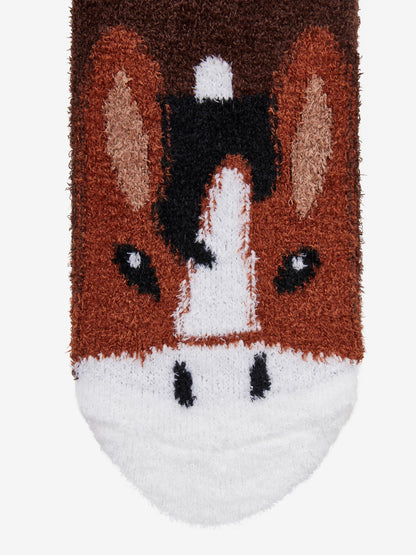 LeMieux Fluffy Horse Character Socks - Titan