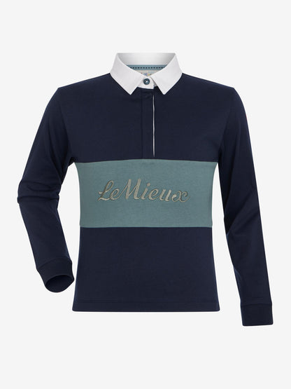 LeMieux Mini Roman Rugby Shirt Navy