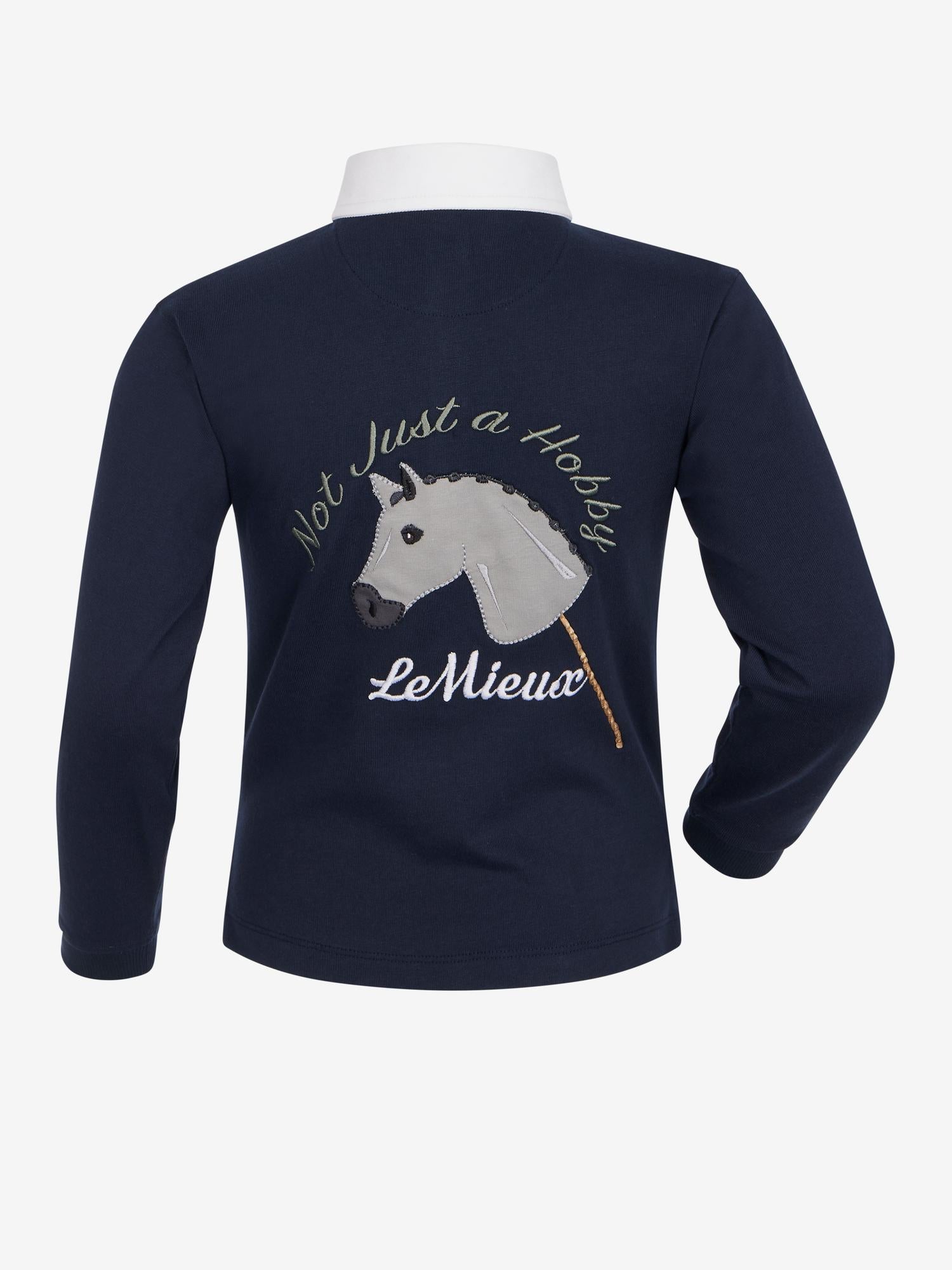 LeMieux Mini Roman Rugby Shirt Navy