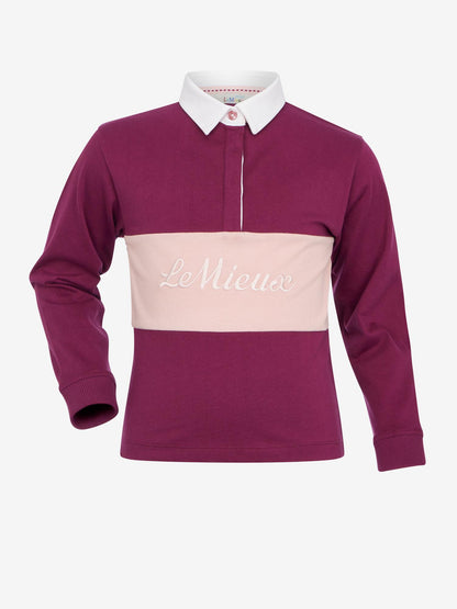 LeMieux Mini Roman Rugby Shirt Blackberry