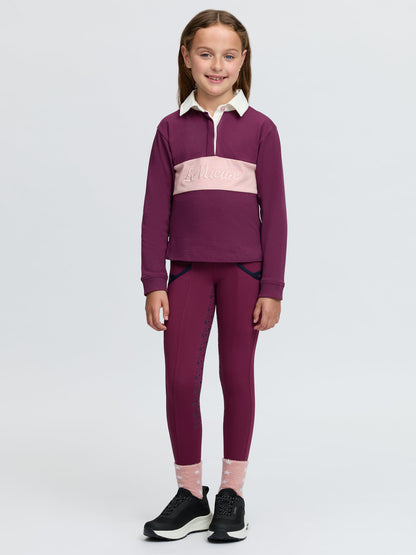 LeMieux Mini Roman Rugby Shirt Blackberry