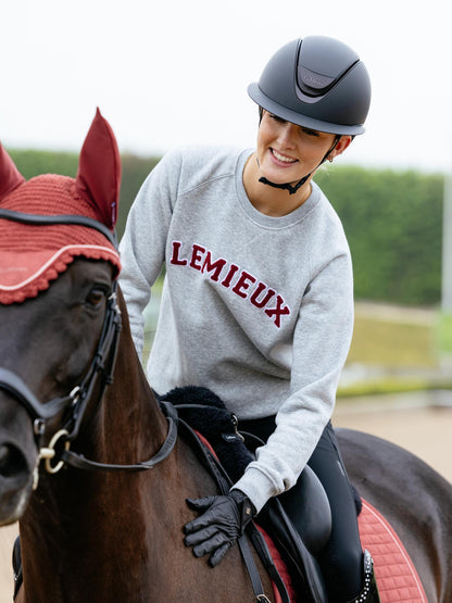 LeMieux Vida Varsity Crew Neck Sweat Grey Marl
