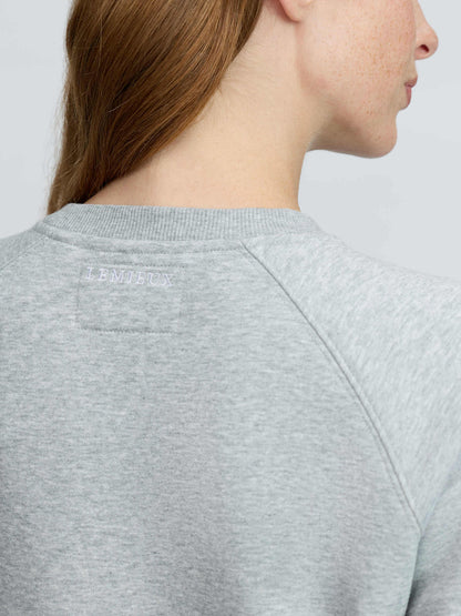 LeMieux Vida Varsity Crew Neck Sweat Grey Marl