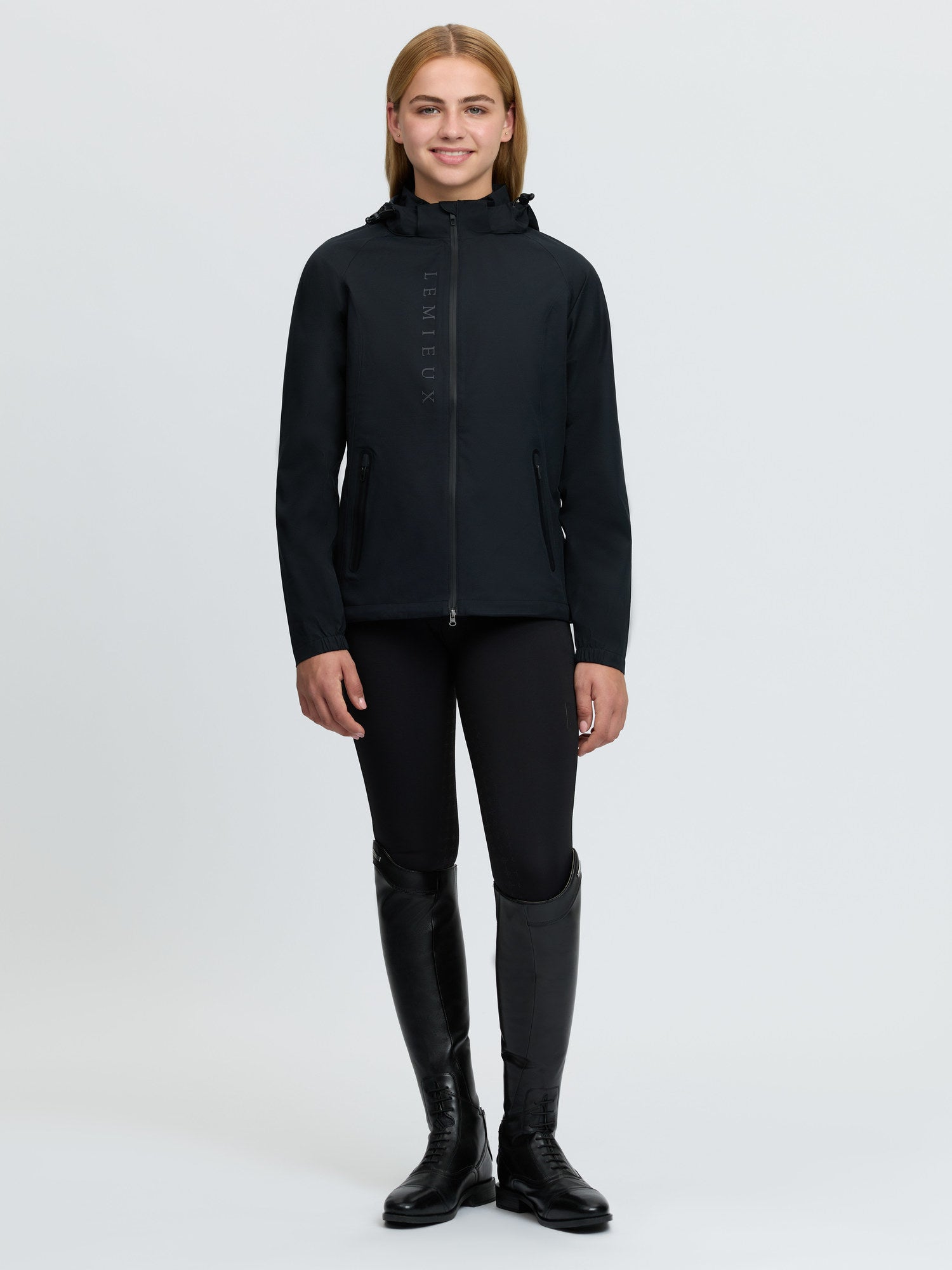 LeMieux Young Rider Tessa Waterproof Jacket Black