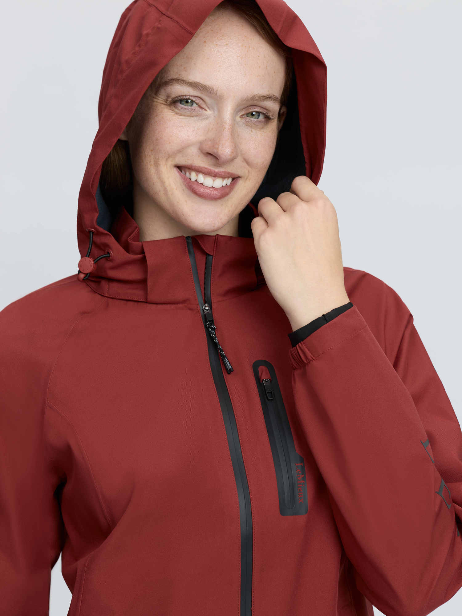 LeMieux Athena Waterproof Lightweight Jacket Russet