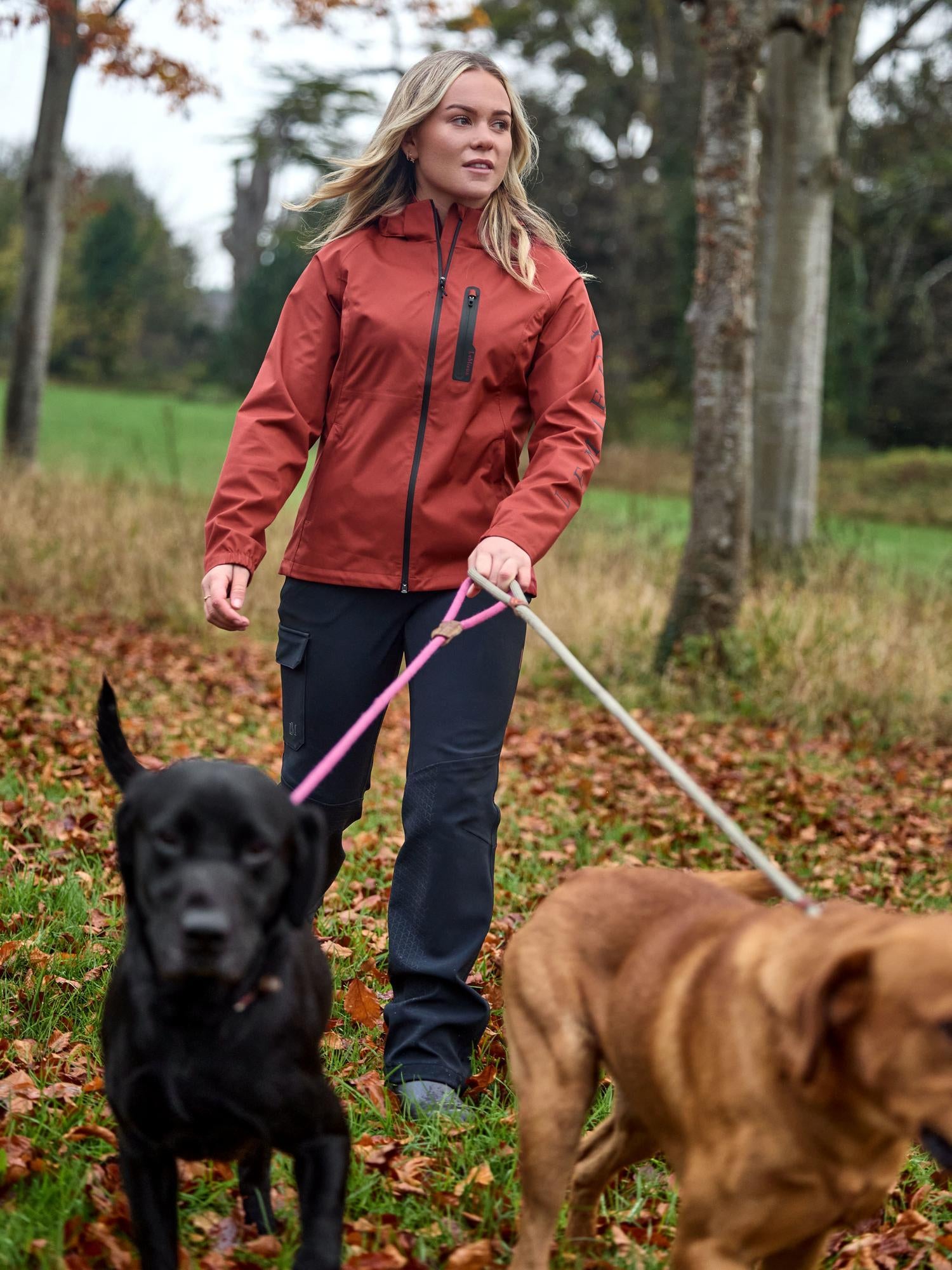 LeMieux Athena Waterproof Lightweight Jacket Russet