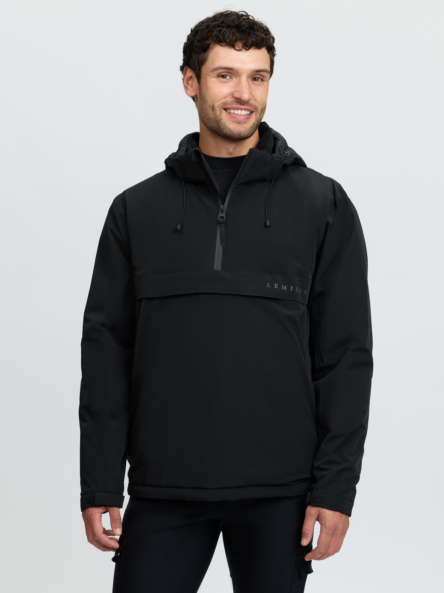 LeMieux Mens Waterproof Anorak Black